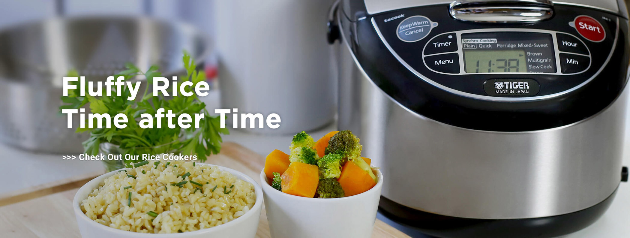 Fluffy Rice Time after Time Check Out Our Rice Cookers